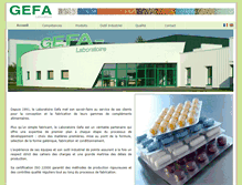 Tablet Screenshot of laboratoiregefa.com